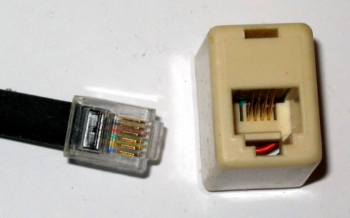 Modular telephone jack