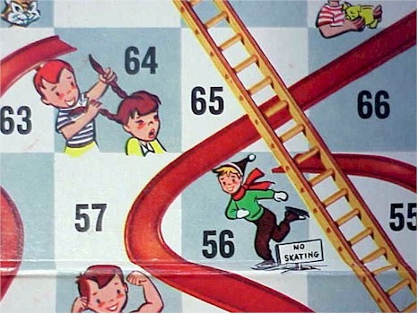 chutes and ladders game. Chutes and Ladders