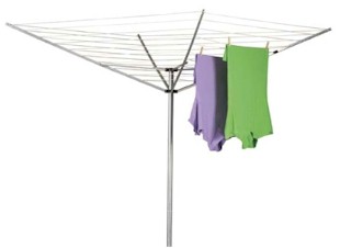 Backyard clothes drying racks