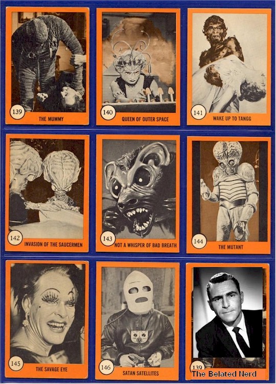 Monster trading cards