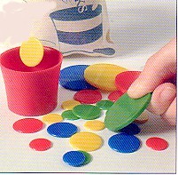 Game with cup and discs
