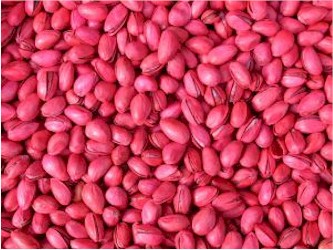 Red pistachios