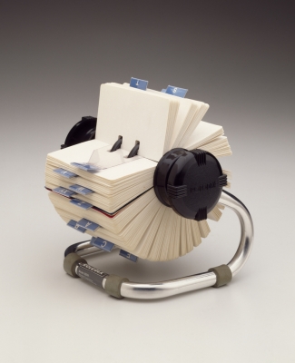 Rolodex card file