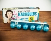 Blue flash bulbs