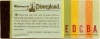 Disneyland A-E ticket books