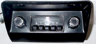 Push-button AM car radios