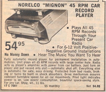 Car record players