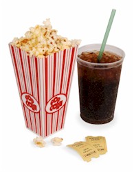 Movie + popcorn + soda
