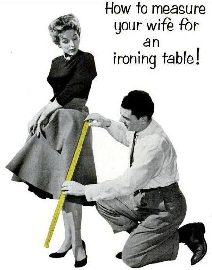 21 How to measure your wife for an ironing table