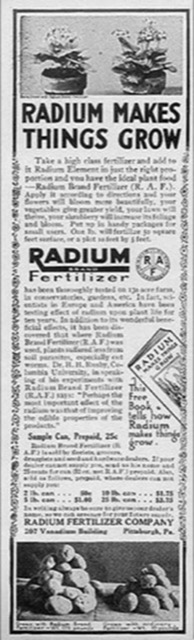 43 radium makes things grow