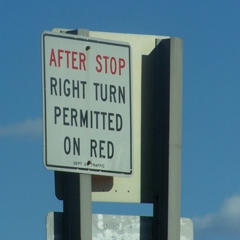 Right turn on Red